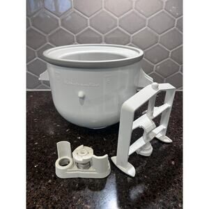 Kitchenaid Ice Cream Maker Attachments and Bowls EUC